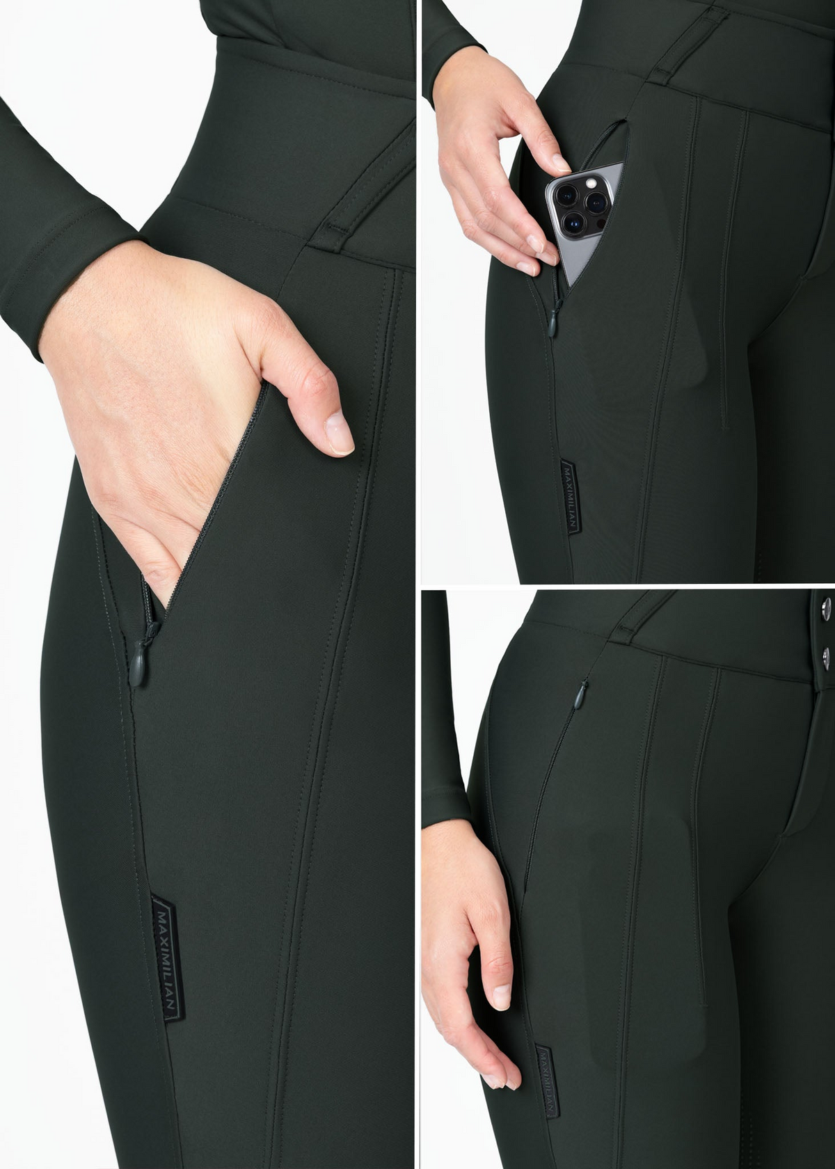 MAXIMILIAN EQUESTRIAN Vision Reithose hunter green
