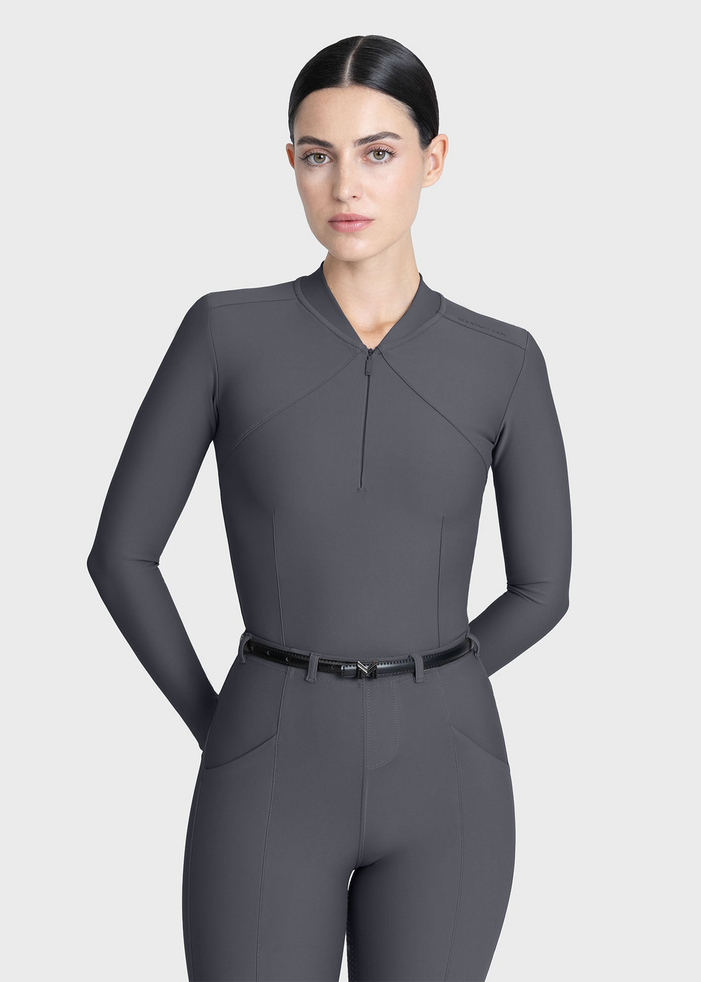 MAXIMILIAN EQUESTRIAN Velya Langarm Shirt graphite