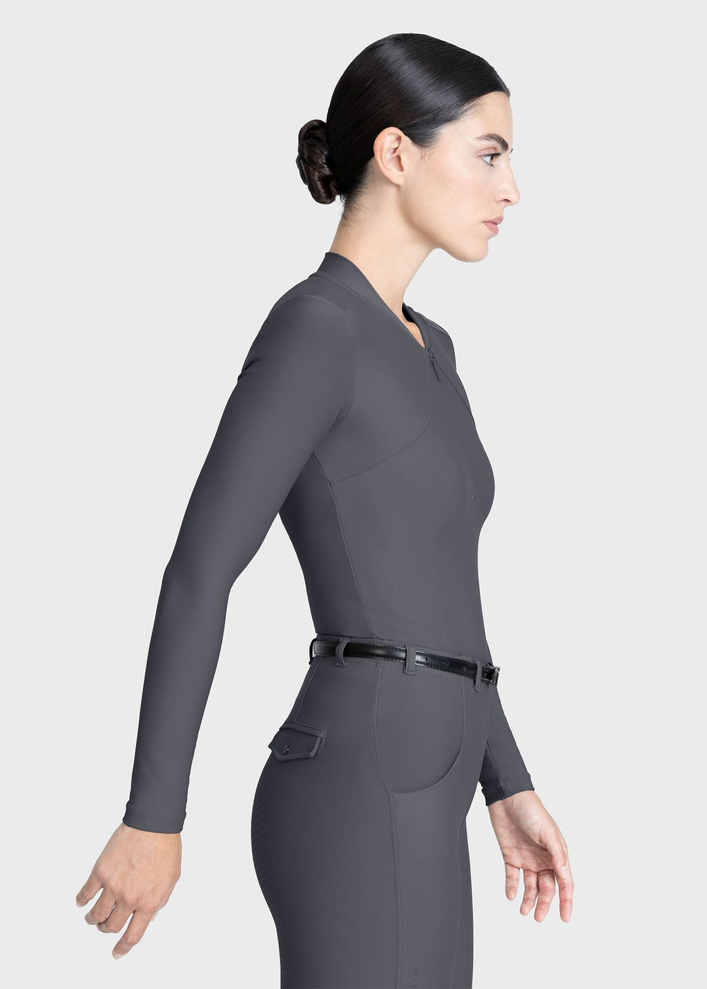 MAXIMILIAN EQUESTRIAN Velya Langarm Shirt graphite