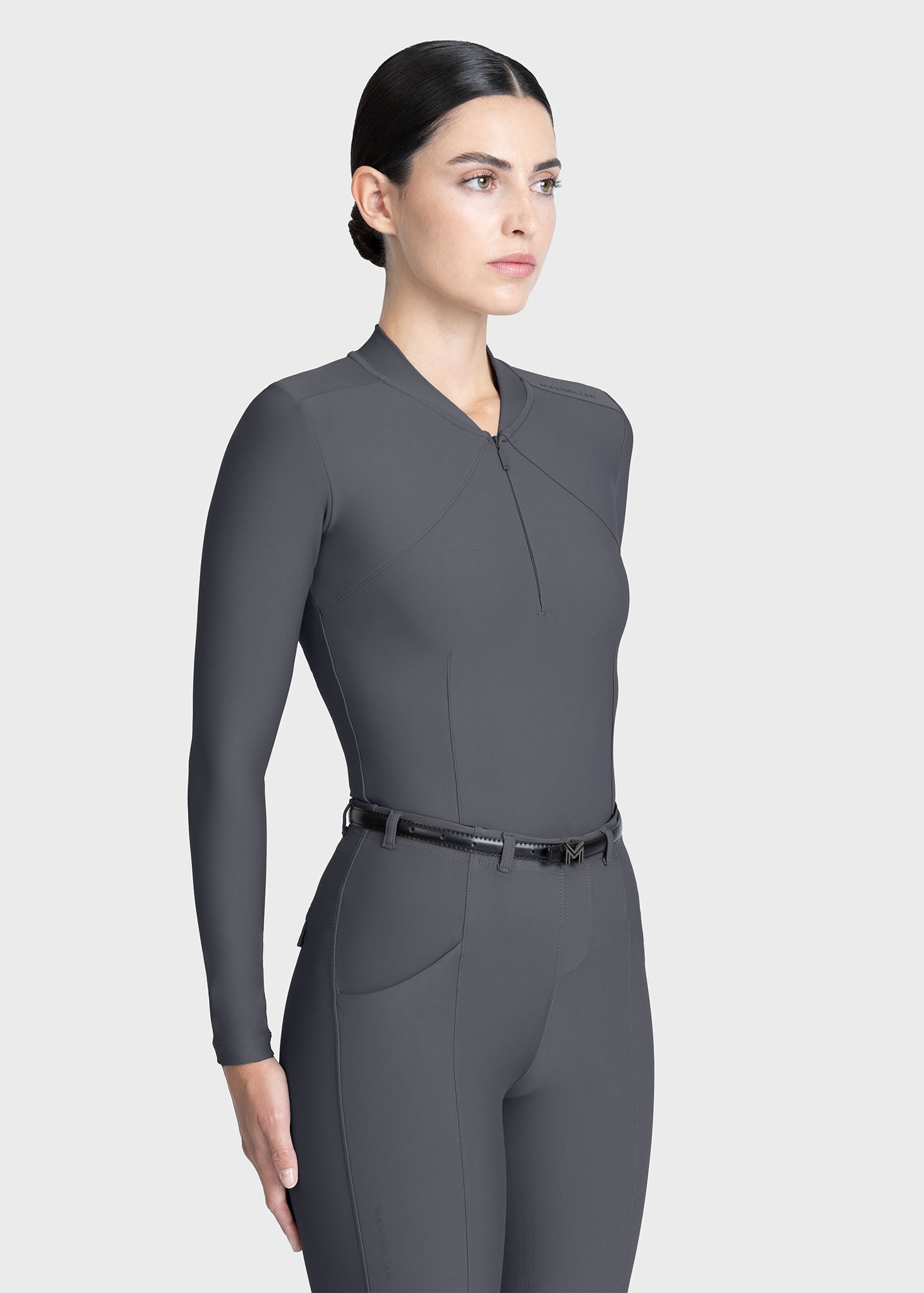 MAXIMILIAN EQUESTRIAN Velya Langarm Shirt graphite