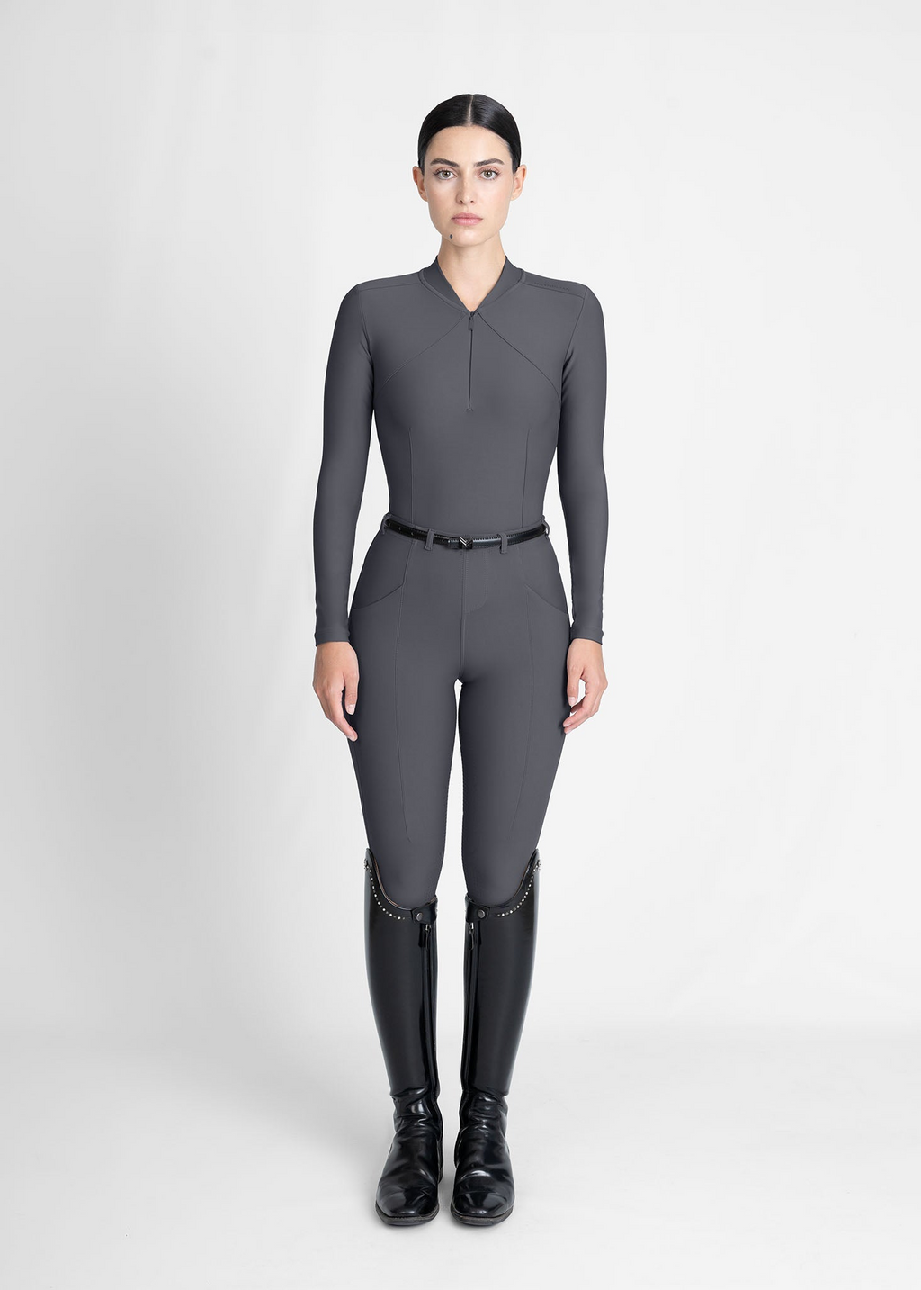 MAXIMILIAN EQUESTRIAN Velya Langarm Shirt graphite