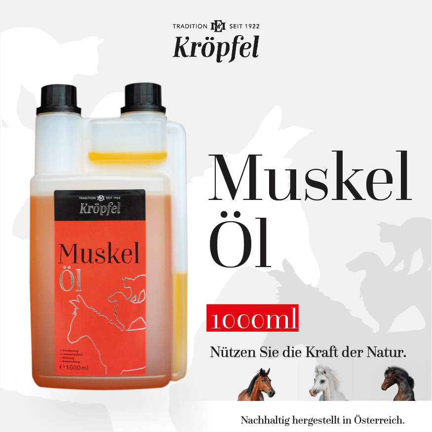 Kröpfel Muskelöl für Tiere