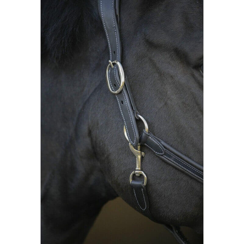 Penelope Lederhalfter „Point Sellier“ schwarz